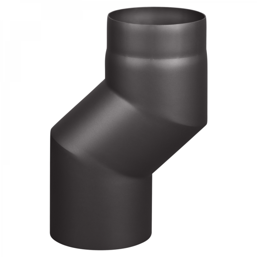 Plasmageschweißtes Rauchrohr Ø150 mm Versatz-Bogen 80mm