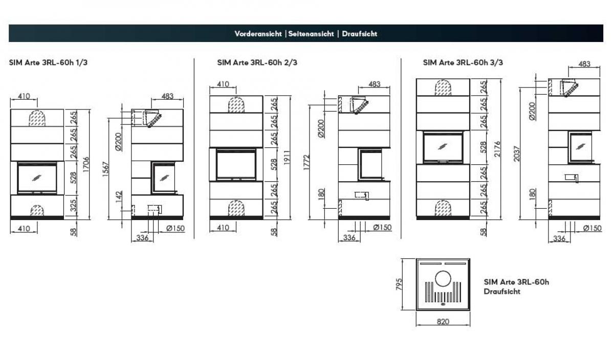 Spartherm SIM Arte 3RL-60h­-4S