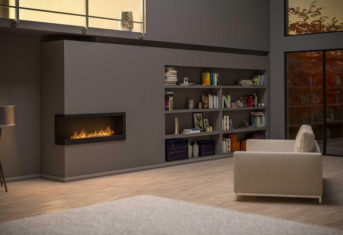 Bioethanol-Wandkamin Corner 1200L von Simplefire