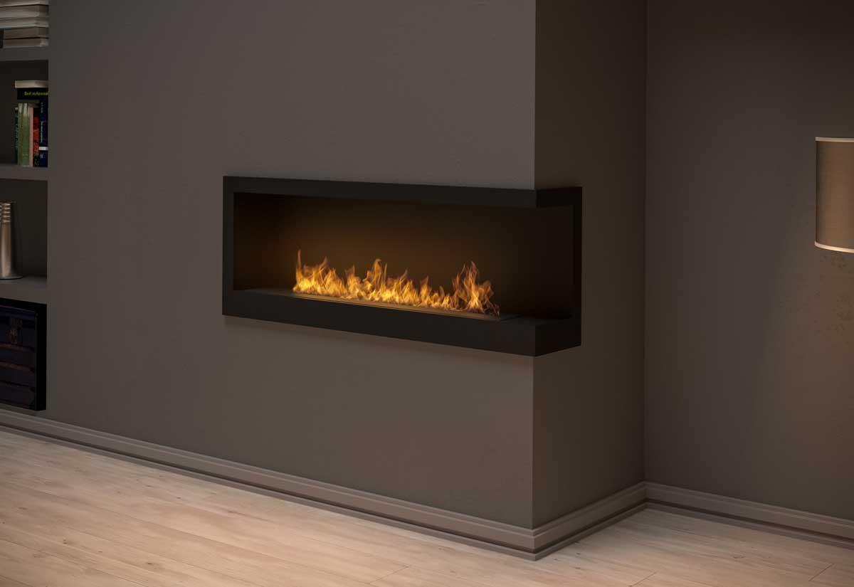 Bioethanol-Wandkamin Corner 1200 R von Simplefire