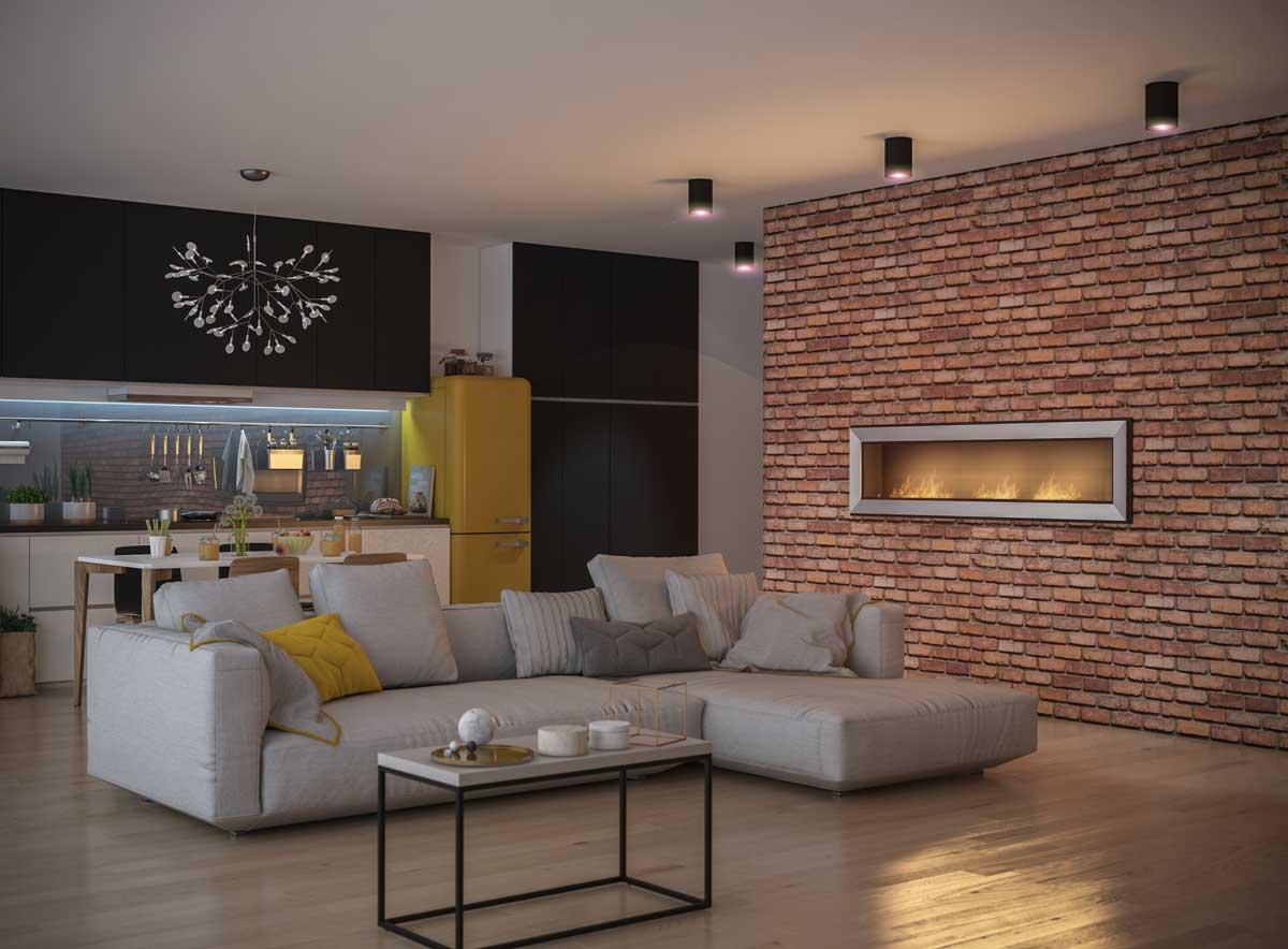 Bioethanol-Wandkamin Frame 1800 von Simplefire