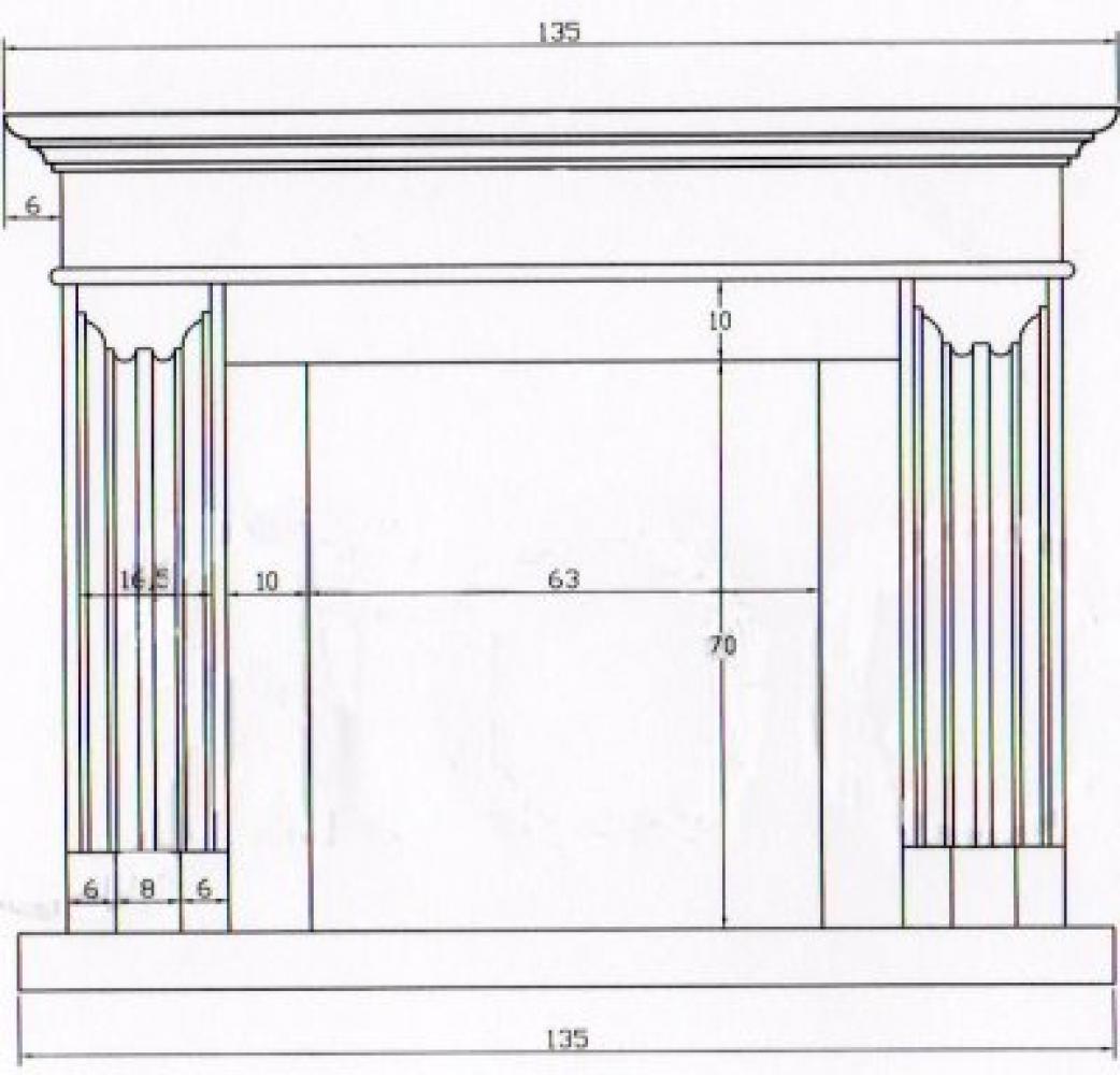 Stilkamin Aguilar marmorkamin