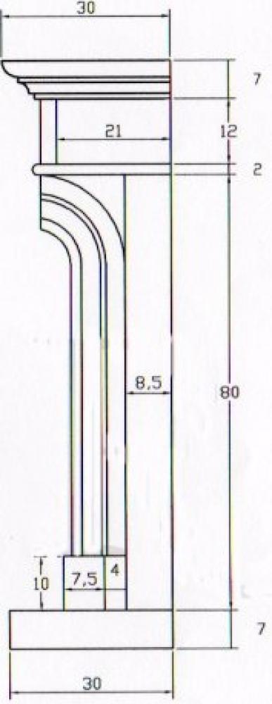 Stilkamin Aguilar marmorkamin