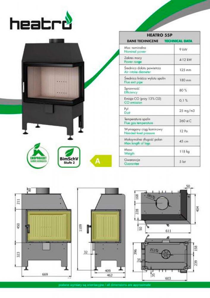 Kamineinsatz HEATRO 55P H