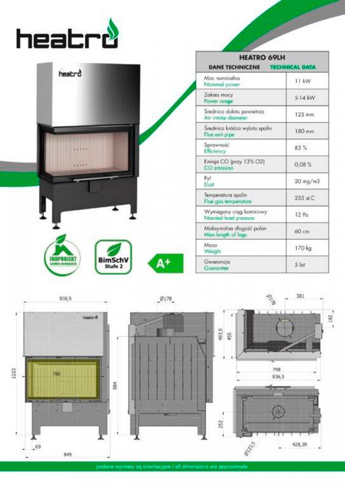 Kamineinsatz HEATRO 69LH