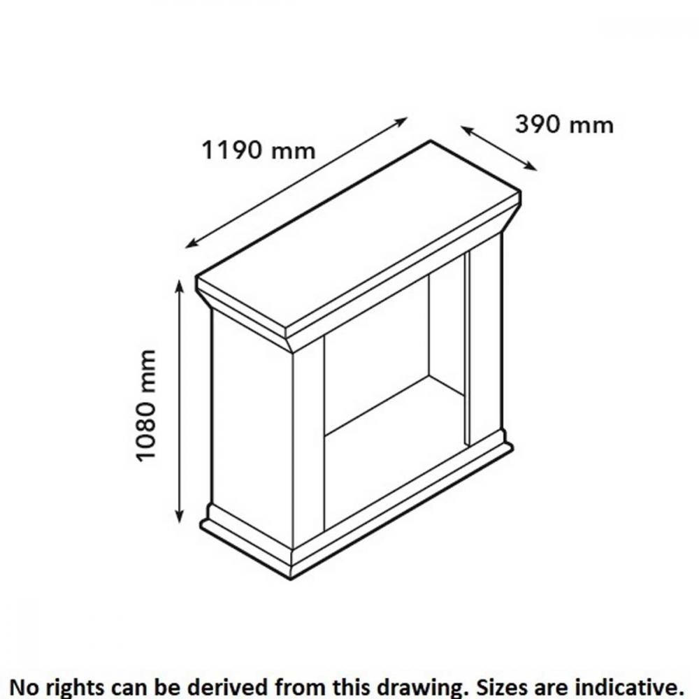Ethanol fireplace Xaralyn Kos Stone white