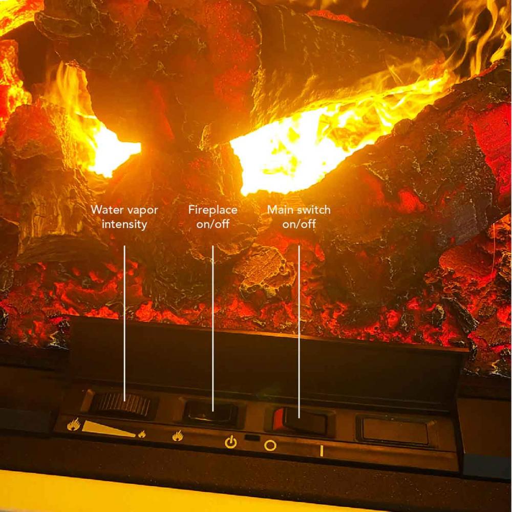 Electric fireplace Xaralyn Cadiz Optimyst