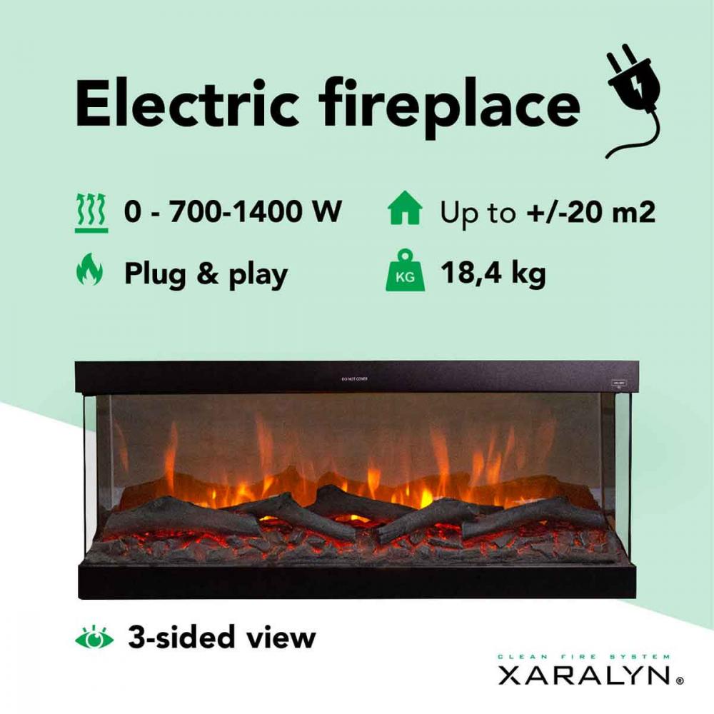 Xaralyn Elektrowandkamin Disegno S90