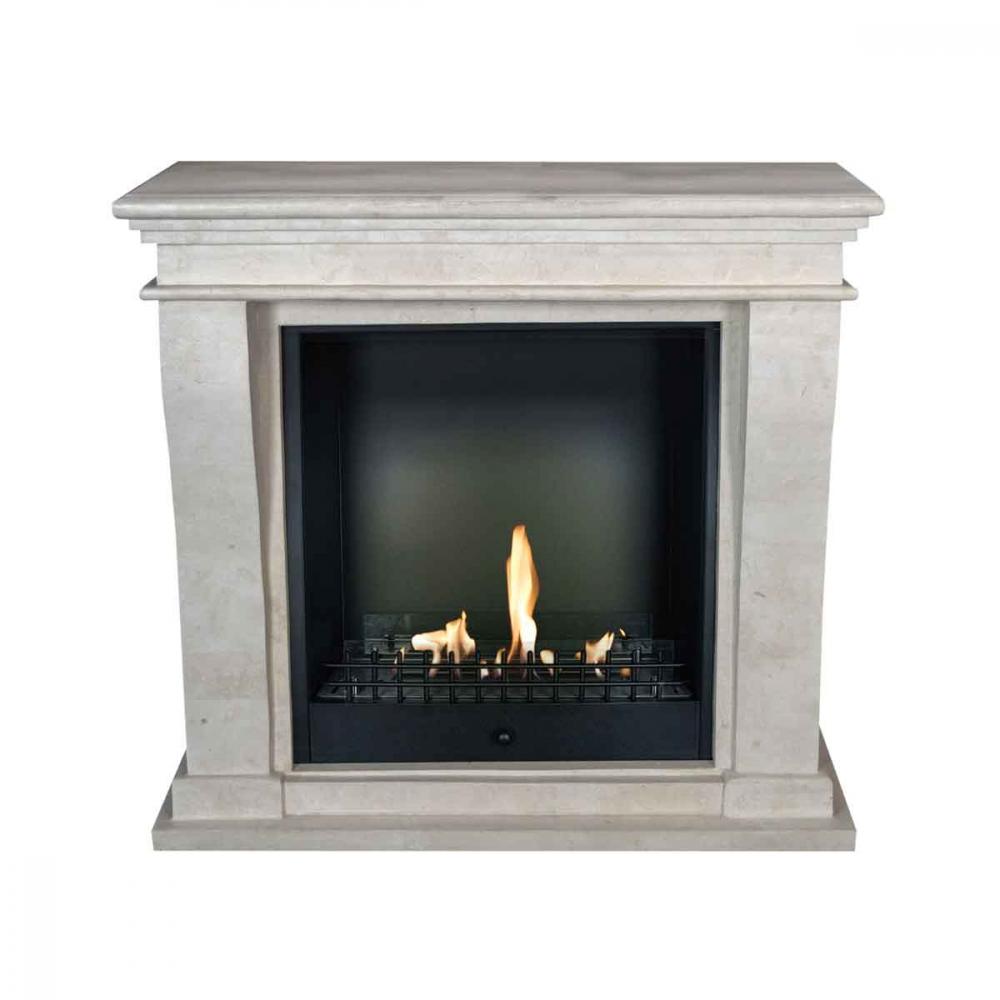 Xaralyn Bioethanolkamin Kreta Mini Classic Stein weiß poliert