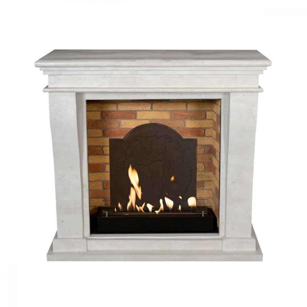 Ethanol fireplace Xaralyn Kreta Mini Medaillon white