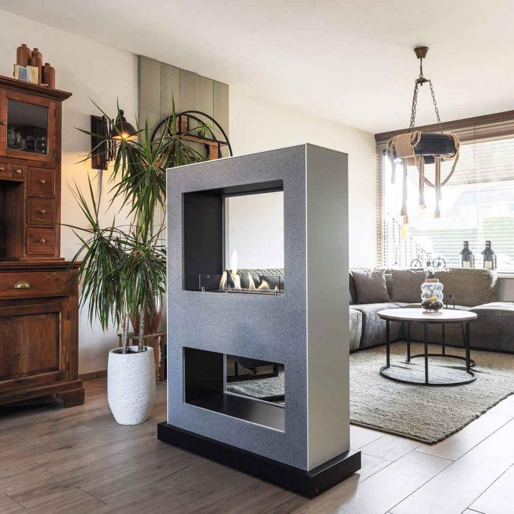 Ethanol fireplace Xaralyn Lasize concrete look