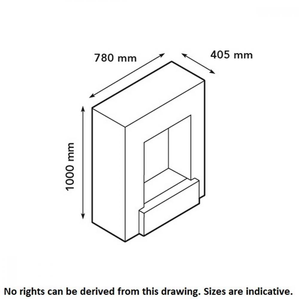 Electric fireplace Xaralyn Todos Optimyst